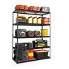 Metal Heavy Duty Garage Shelving Unit 78"h x 60"l x 24"w,2500LB Capacity Industrial Storage Shelves with Adjustable Levels,Workshop Warehouse - 2 of 4