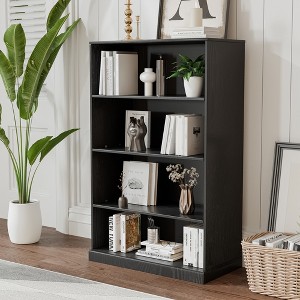 SpassWay 31"L 16"D Wood Storage Cabinet Decorative Sideboard Kids Classroom Storage Bookshelves/Bookcase with Adjustable Shelves - 1 of 4