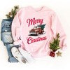 Simply Sage Market Women's Graphic Sweatshirt Christmas Leopard Truck - 3 of 4