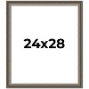 PosterPalooza | Weathered Black Picture Frame - UV Acrylic, Foam Board Backing, Hanging Hardware - 2 of 4