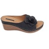 GC Shoes Tokyo Flower Comfort Slide Wedge Sandals - 2 of 4