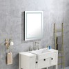 LED Bathroom Mirror, Wall Mounted, Anti-Fog, 3 Adjustable Brightness, Super Light Rectangular Vanity Mirror, Touch Button - 3 of 4