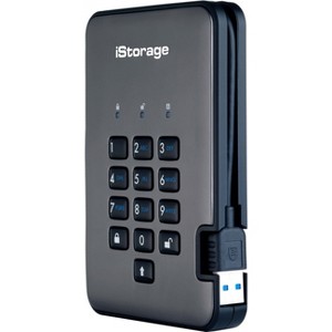 iStorage diskAshur PRO2 HDD 5 TB | Secure Hard Drive | PIN
