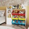 Kids Toy Storage Organizer with 8 Removable Toy Bins, 4-Tier Toy Organizers Kid Bookshelf and Toy Storage for Study Room，Small - 4 of 4