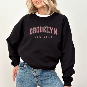 Simply Sage Market Women's Graphic Sweatshirt Brooklyn New York - 1 of 4