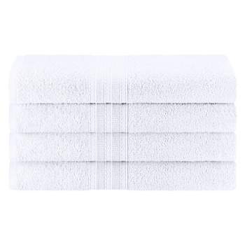 2pc Luxury Cotton Bath Towels Sets White - Yorkshire Home