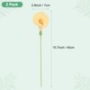 Unique Bargains Knitted Crochet Artificial Durable Artificial Flowers 2 Pcs - 3 of 4