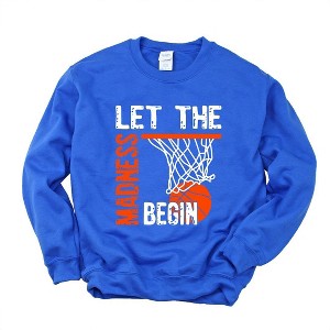 Simply Sage Market Women's Graphic Sweatshirt Let The Madness Begin - 1 of 2