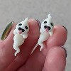 Spooky Glowing Halloween Earrings - Cute Animal Bite Studs That Shine in the Dark, A Playful & Unique Party Accessory - 3 of 4