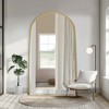 Spassway Arched Metal Full Mirror with Bracket Decorative Freestanding Mirror Accent Wall Mirror for Living Room Bedroom - 2 of 4