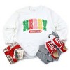 Simply Sage Market Women's Graphic Sweatshirt Merry Christmas Varsity Colorful - 3 of 4