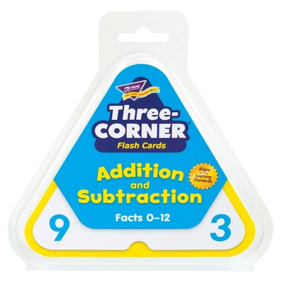 TREND Addition and Subtraction Three-Corner Flash Cards
