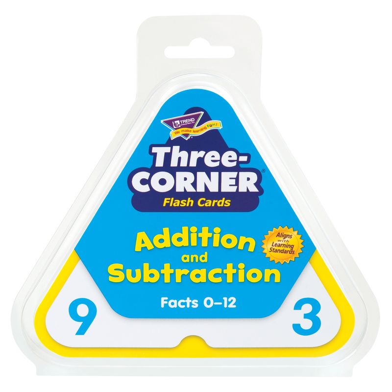 TREND Addition and Subtraction Three-Corner Flash Cards, 1 of 5