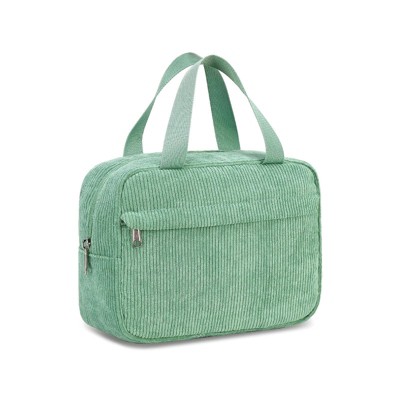 Trollerlink Corduroy Travel Organizer Toiletry Bag