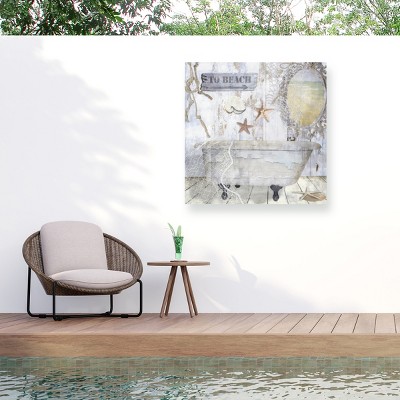 Trademark Fine Art - Color Bakery Beach House I Matted Framed Art