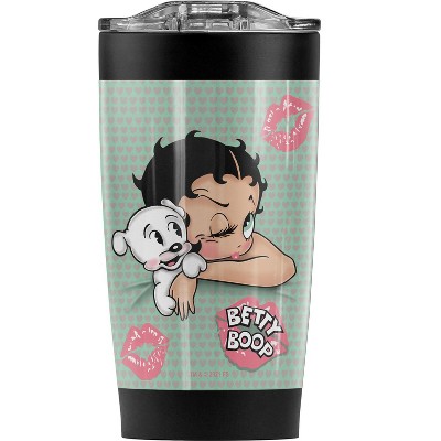 Betty Boop Goodnight Kiss Steel Tumbler 20oz Coffee Travel Mug