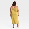 Women's Column Slip Dress - A New Day™ Black - 2 of 3
