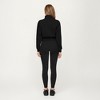 Anna-Kaci Active Women's High Neck Long Sleeve Zip-Up Jacket with Fitted Waistband and Soft Knit Fabric - 4 of 4