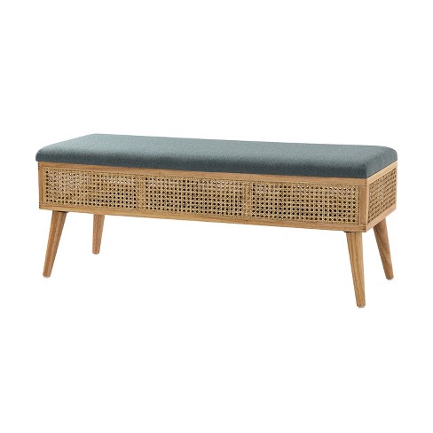 Rattan bench sales target