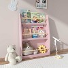 KTMBDW 3 Tier Kids Book Shelf,Kids Book Rack, Helps Keep Bedrooms, Playrooms, and Classrooms Organized - 3 of 4