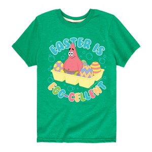 Boys' - SpongeBob Squarepants - Easter Is Egg Short Sleeve Graphic T-Shirt - 1 of 4