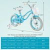 Infans 14" Kid's Bike w/Removable Training Wheels & Basket for 3-5 Years Old Blue - 2 of 4