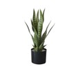 Coucheta Artificial Snake Plant Fake Sansevieria Indoor Decoration, Lifelike Faux Silk Plant Home Garden Decor Mother In Law Tongue Plants with Potted - 2 of 4