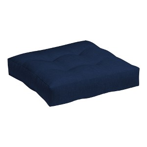 ARDEN Outdoor Plush Modern Tufted Deep Seat Cushion, 24 x 24, Water Repellent, Fade Resistant, Tufted Deep Seat Bottom for Chair, Sofa - 1 of 4