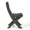 WestinTrends Malibu HDPE Outdoor Patio Modern Folding Dining Chair - 4 of 4