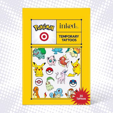 INKED by Dani Temporary Tattoos - Pokémon x Target