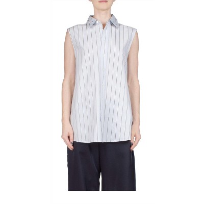 Women's Sleeveless Button Down Top - 6397