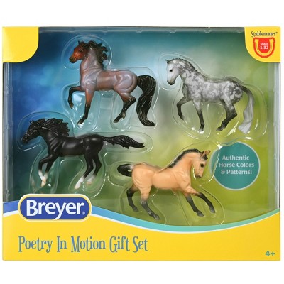 Breyer Stablemates HORSE CRAZY 4 Horse Gift outlet Set Sparkly 5372 NIB