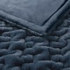 FIONECA Ruched Fur Throw 50x60" - 2 of 4