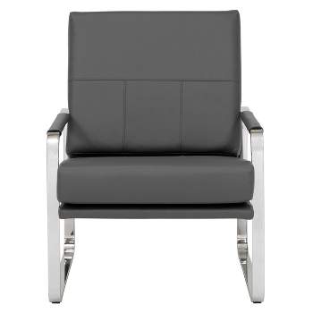Allure Modern Blended Leather Accent Arm Chair - Studio Designs Home