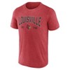 NCAA Louisville Cardinals Men's Heather Poly T-Shirt - image 2 of 3