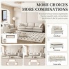 YOOCOZZ Chenille Upholstered Sectional Sofa with 3-Seat Sofa, Single Sofa and 4 Pillows - 3 of 4