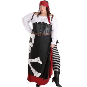 HalloweenCostumes.com Plus Size Women's Pirate Flag Costume