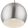 Livex Lighting Stockton 1 - Light Pendant in  Brushed Nickel/Polished Chrome - 2 of 4