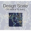 Rifle Paper Co. Luxembourg Peel and Stick Wallpaper Blue: Self-Adhesive Floral Botanical, Repositionable, 28 Sq Ft Coverage - 4 of 4
