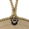 16.5" Round Decorative Rope Wall Mirror with Loop Hanger Tan - Stonebriar Collection - image 2 of 4
