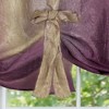 GoodGram Ombre Crushed Satin Sheer Single Window Curtains & Valances - 4 of 4