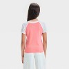 Girls' Short Sleeve Raglan T-Shirt - art class™ - 3 of 4