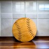 Slickblue Sports Ball Design, 5 Options, Pine Wood Cutting Board, 13" Dia. – Perfect for Entertaining & Kitchen Use - 4 of 4