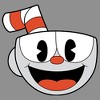 Women's Cuphead Smile Portrait Racerback Tank Top - 2 of 4
