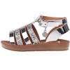 bebe Toddler Girls' Sandals - Open Toe Flat Sandals Comfy Summer Flats for Toddler and Little Kids - 3 of 4
