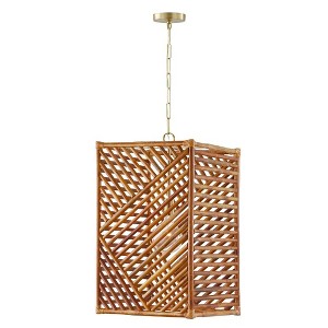 Capital Lighting Soleil 1 - Light Chandelier in  Matte Brass - 1 of 4