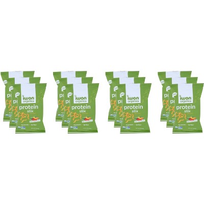 Iwon Organics Spicy Sweet Peppers Protein Stix - Case of 12 - 5 oz