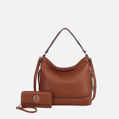 MKF Collection Blake two-tone whip stitches Women’s Shoulder bag with Wallet by Mia K — фото 2