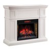 ClassicFlame Artesian 52'' Infrared Electric Fireplace Mantel Package - White, 28WM426-T401 - 3 of 4