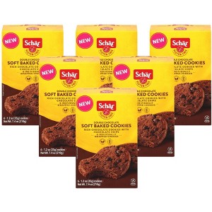 Schar Soft Baked Double Chocolate Cookies - Case of 6/7.4 oz - 1 of 4